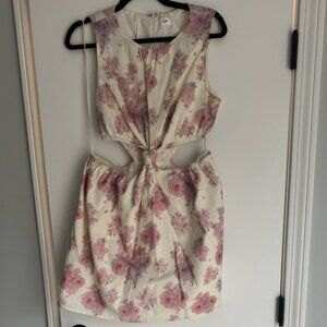 Aureum Cutout Floral Dress